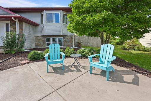 Morning coffee, beautiful sunrises, and neighborly conversations—all from the inviting front patio.
