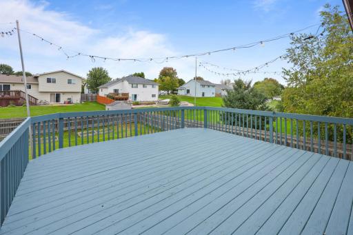 Spacious deck! Perfect for entertaining!