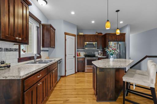 Kitchen facing living room and bedroom hallway.JPG