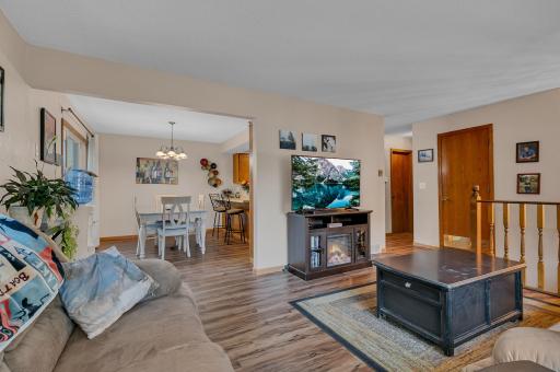 Mechanical updates that provide additional peace of mind include the gas water heater, high-efficiency forced-air furnace, and central air conditioning that were all replaced in 2017, and the home is equipped with a 200-amp breaker panel.