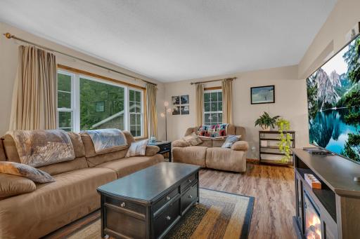 The window treatments will remain as well, making the transition easy for the next owner.