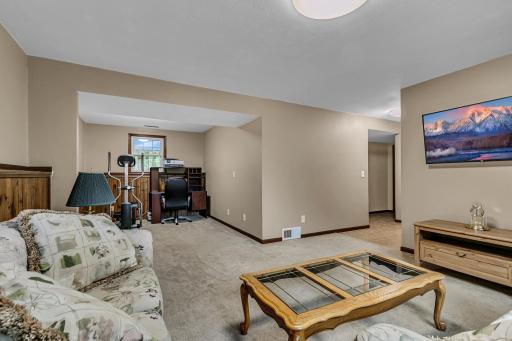 The finished lower level, completed in 2016, adds valuable living space and flexibility.