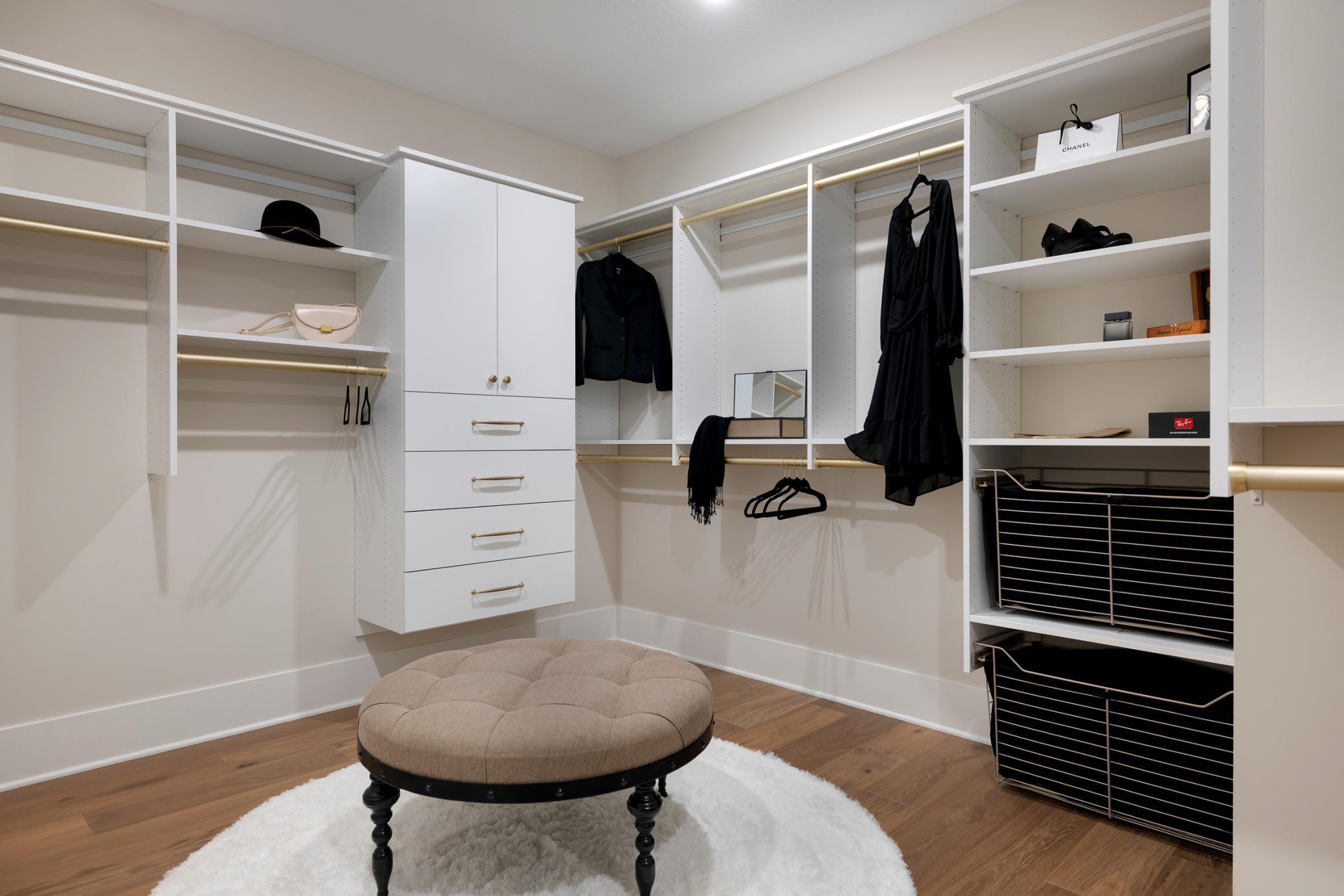 Primary Closet - encased in concrete for storm shelter