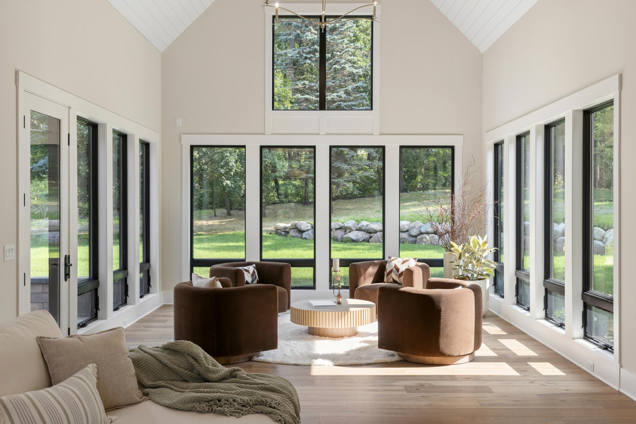 Sun Room looking out to private back yard