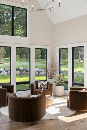 Sun Room looking out to private back yard