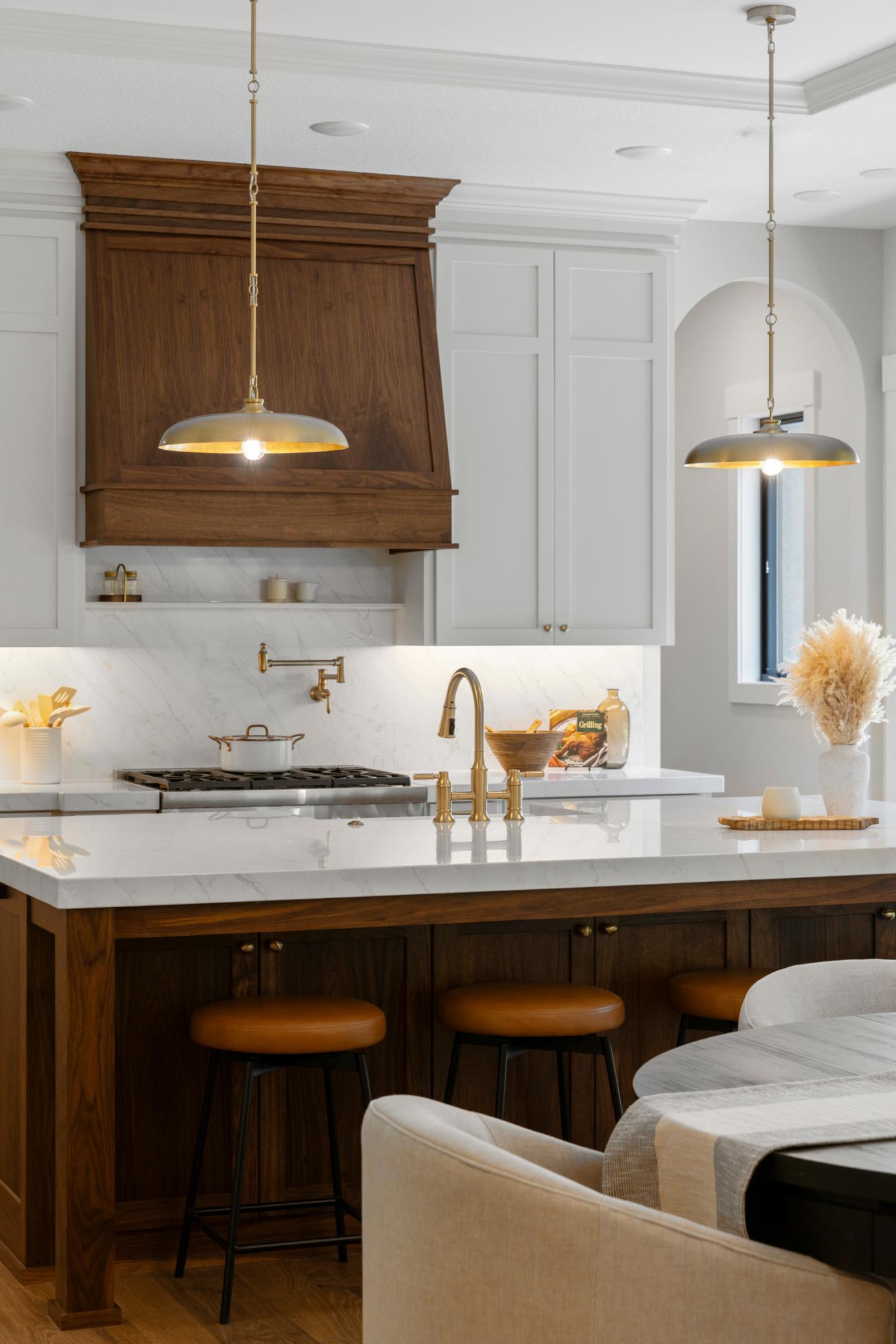 Kitchen featuring walnut woodwork & Thermador Appliances