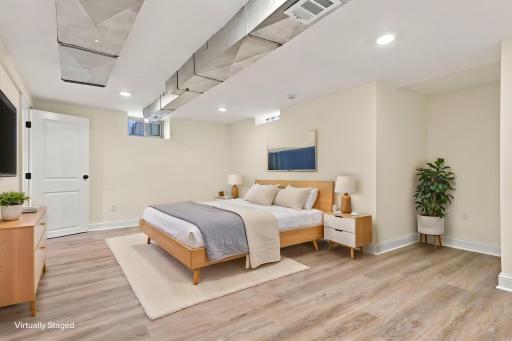 Image is virtually staged. Not currently a legal bedroom.