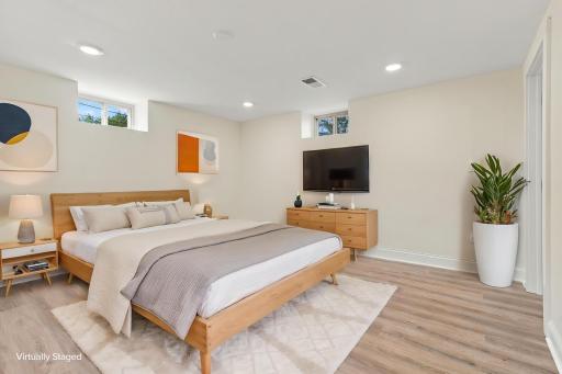 Image is virtually staged. Not currently a legal bedroom.