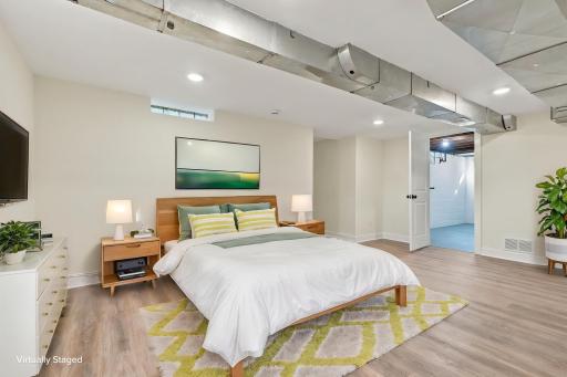 Image is virtually staged. Not currently a legal bedroom.
