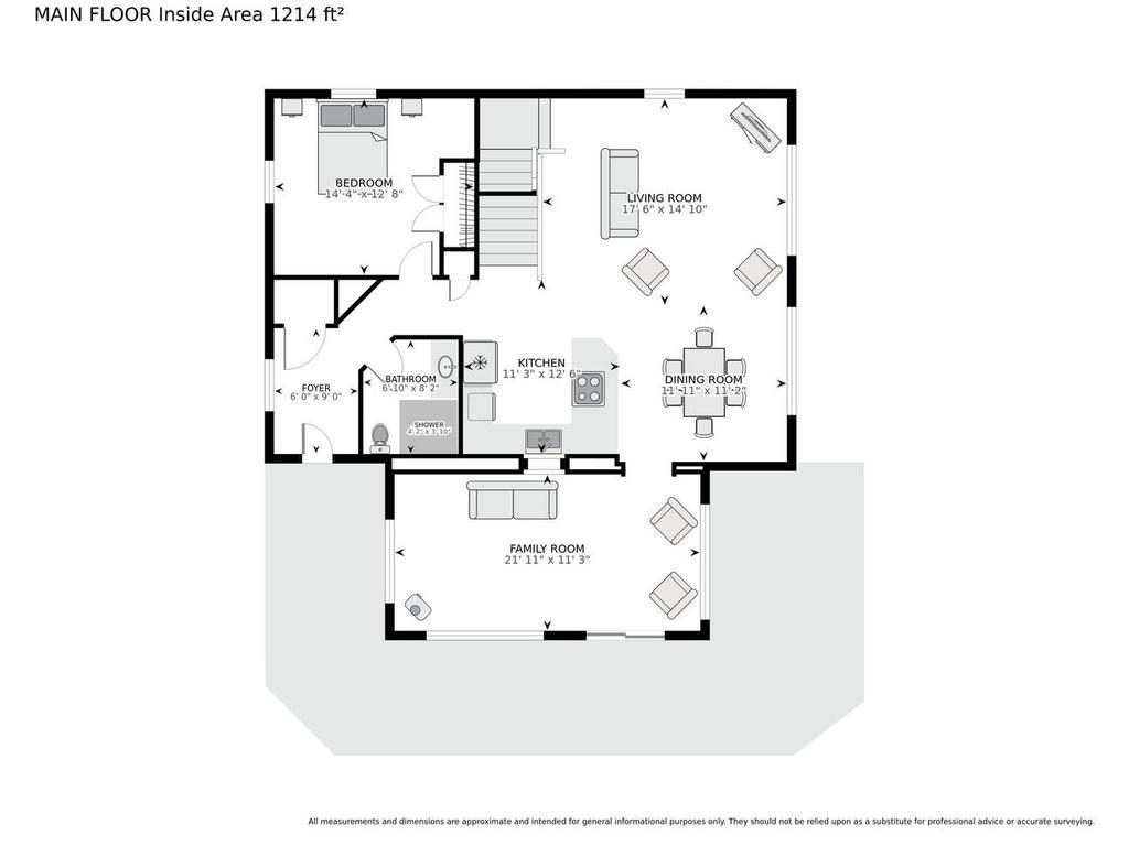 Main floor floorplan