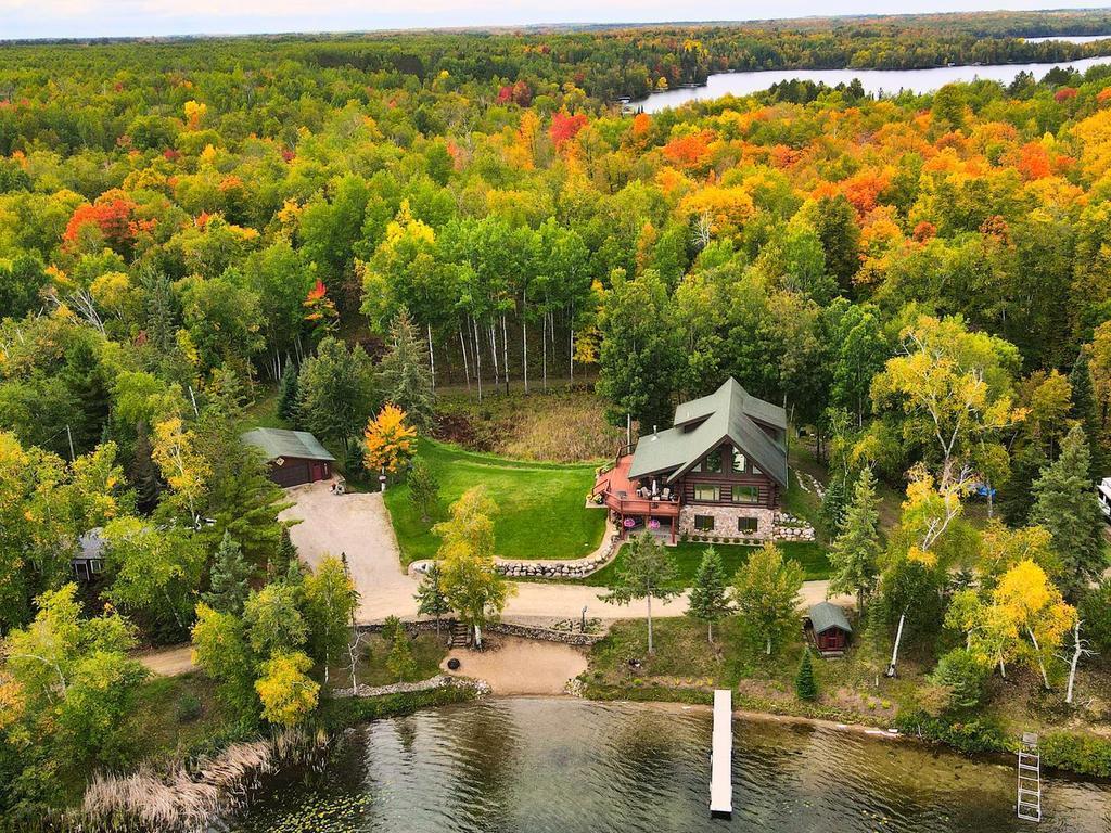 Aerial view of property