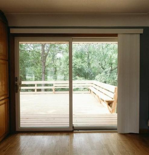 Enjoy the views of the scenic back yard while relaxing or entertaining on your deck!