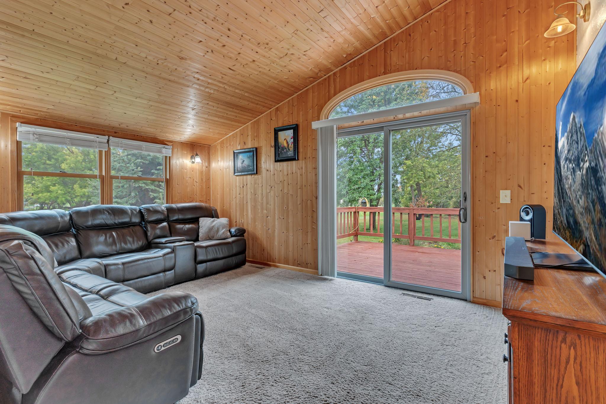 212- Family Room with access to deck