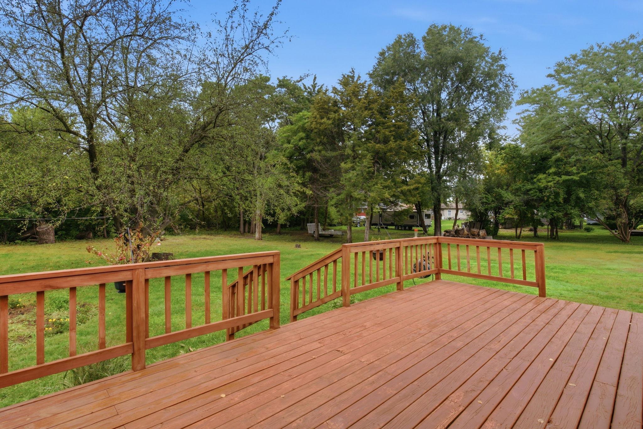 212- Deck overlooking the backyard