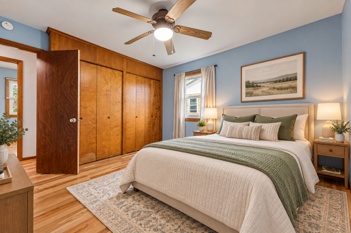 Staged Bedroom Virtual