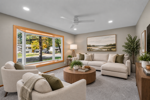 Virtually Staged - Living Room - Main Level