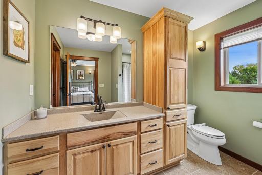 Owner's Suite Private 3/4 Bath - Tile Floors