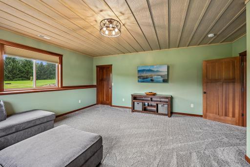 Lower level 3rd Bedroom currently used as family room with walk in close