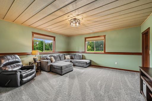 Lower level 3rd Bedroom currently used as family room