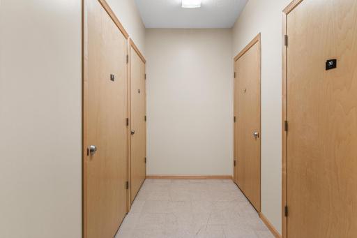 Secure private storage just down the hall from the condo