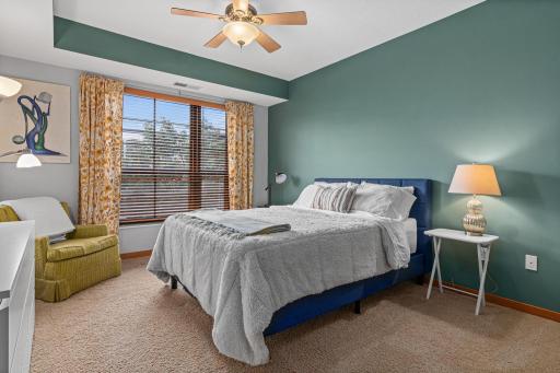 Large Primary bedroom with great windows