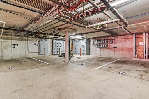 Underground parking garage