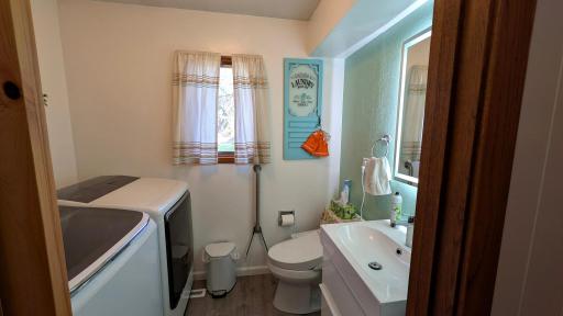 Main Level Laundry & Full Bath with Bidet