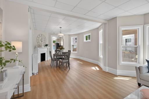 Main level living/dining room