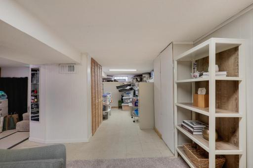 More storage in the lower level is a bonus!