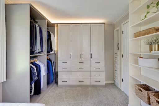 Custom California Closets in 2023 make this bedroom a dream!