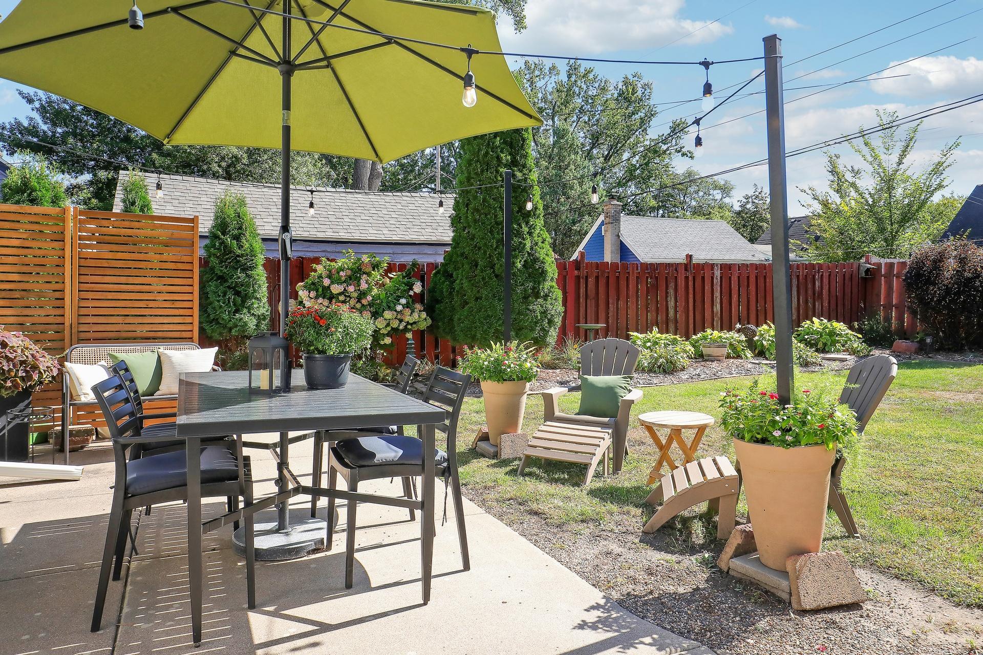 Pleasantly landscaped for your enjoyment, and a privacy fence, too!