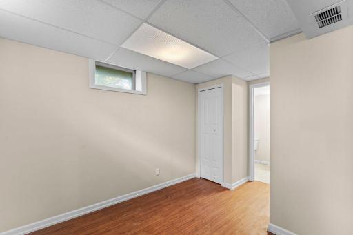 Bonus Room Looking Into Ensuite Half Bath