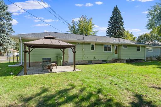 Spacious Backyard with a Nice Patio and Gazebo!