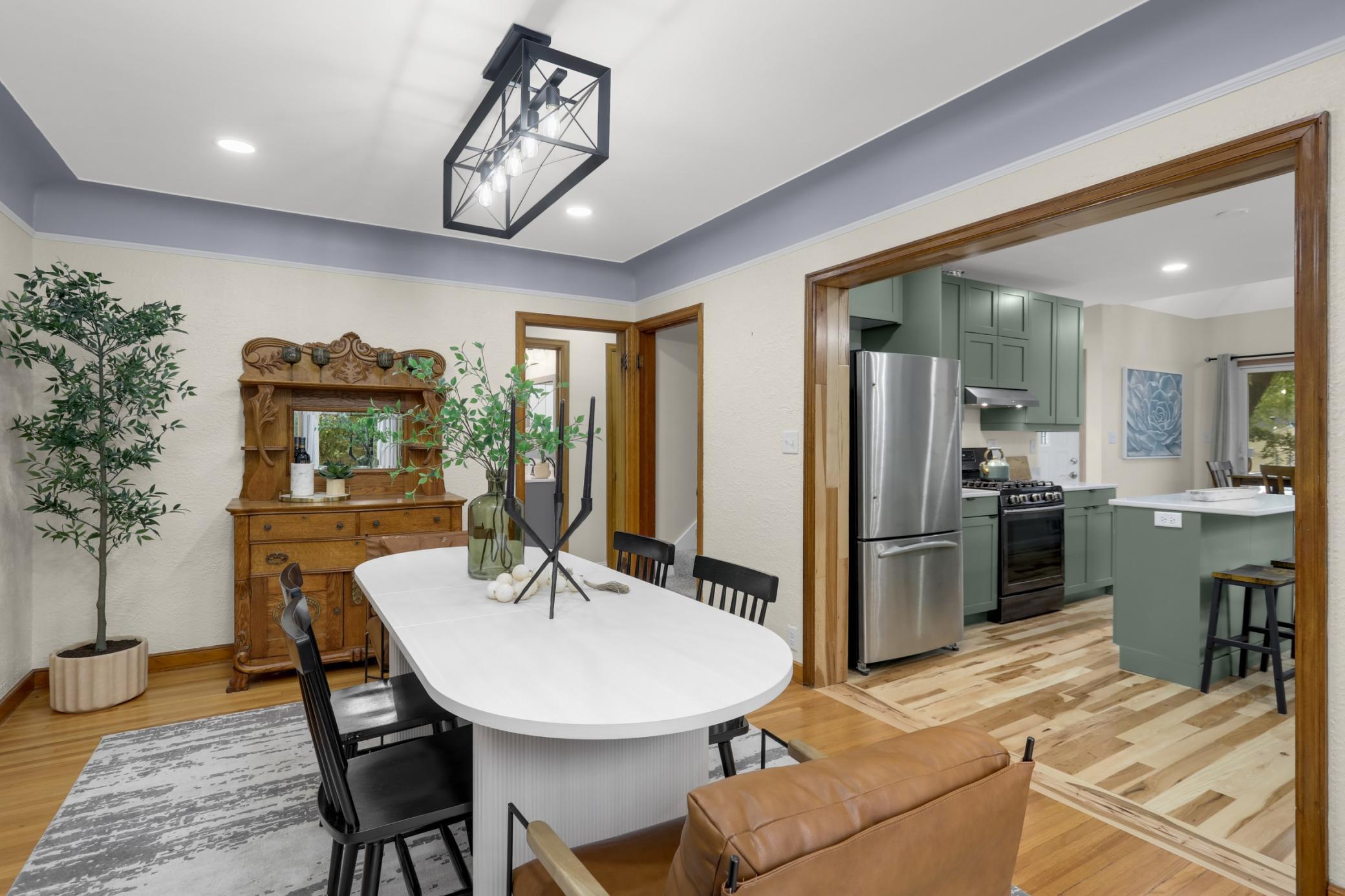 Dedicated dining space perfect for everyday meals or special gatherings