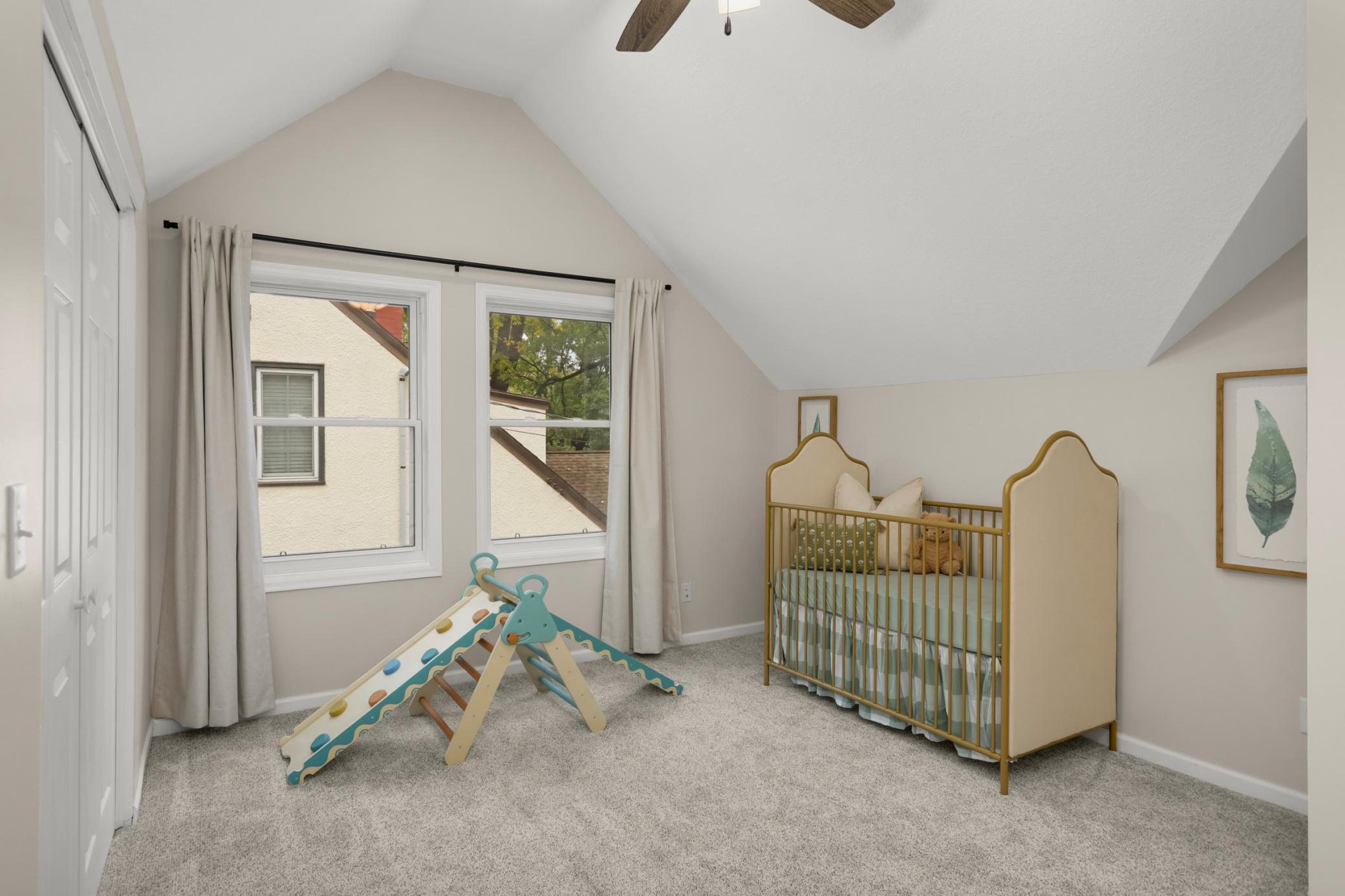 Upper level 2nd bedroom - nursery, office, you decide!
