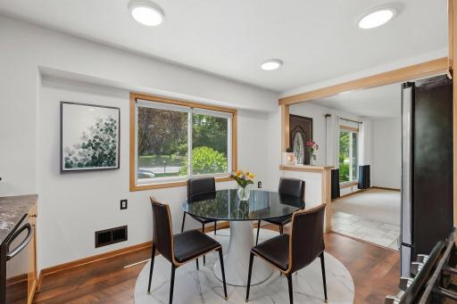Great Dining Space in Kitchen, Virtually Staged