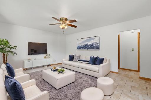 virtually staged Living Room