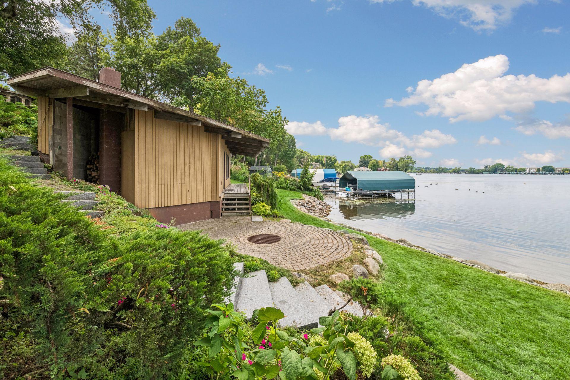 Northwest-facing views across St. Albans Bay from the boathouse.