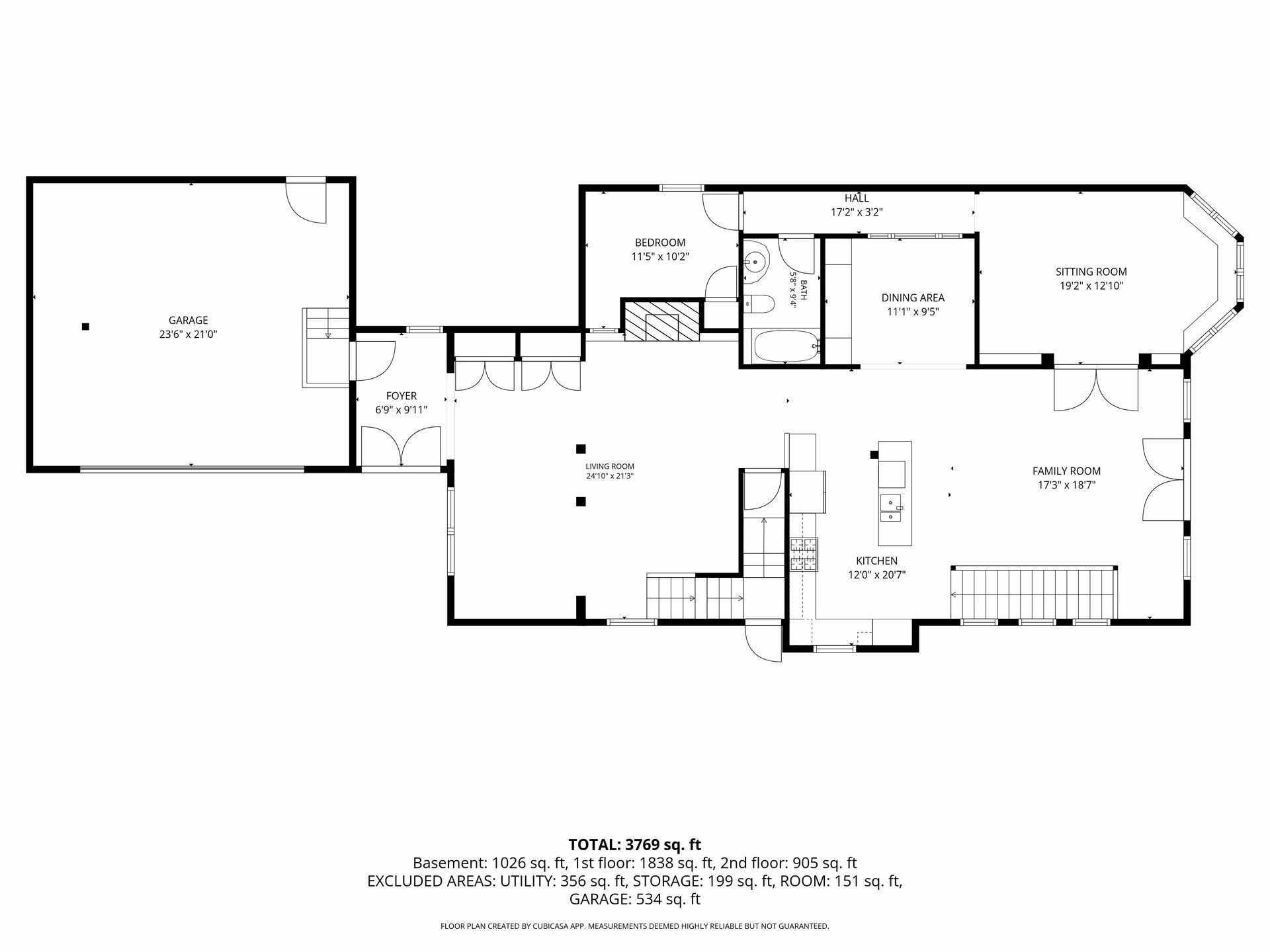 Main Level Floor Plan