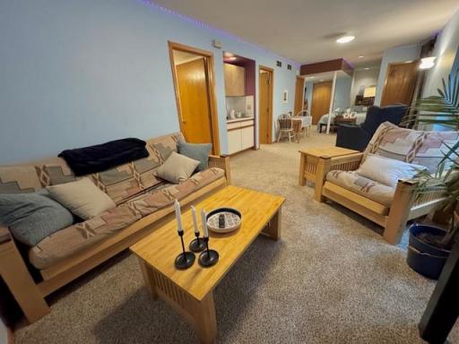 Lower level furnished