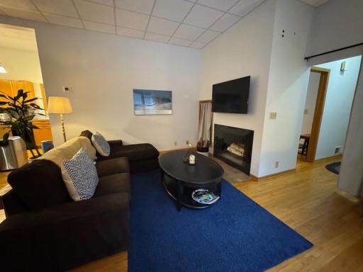 Main floor fireplace