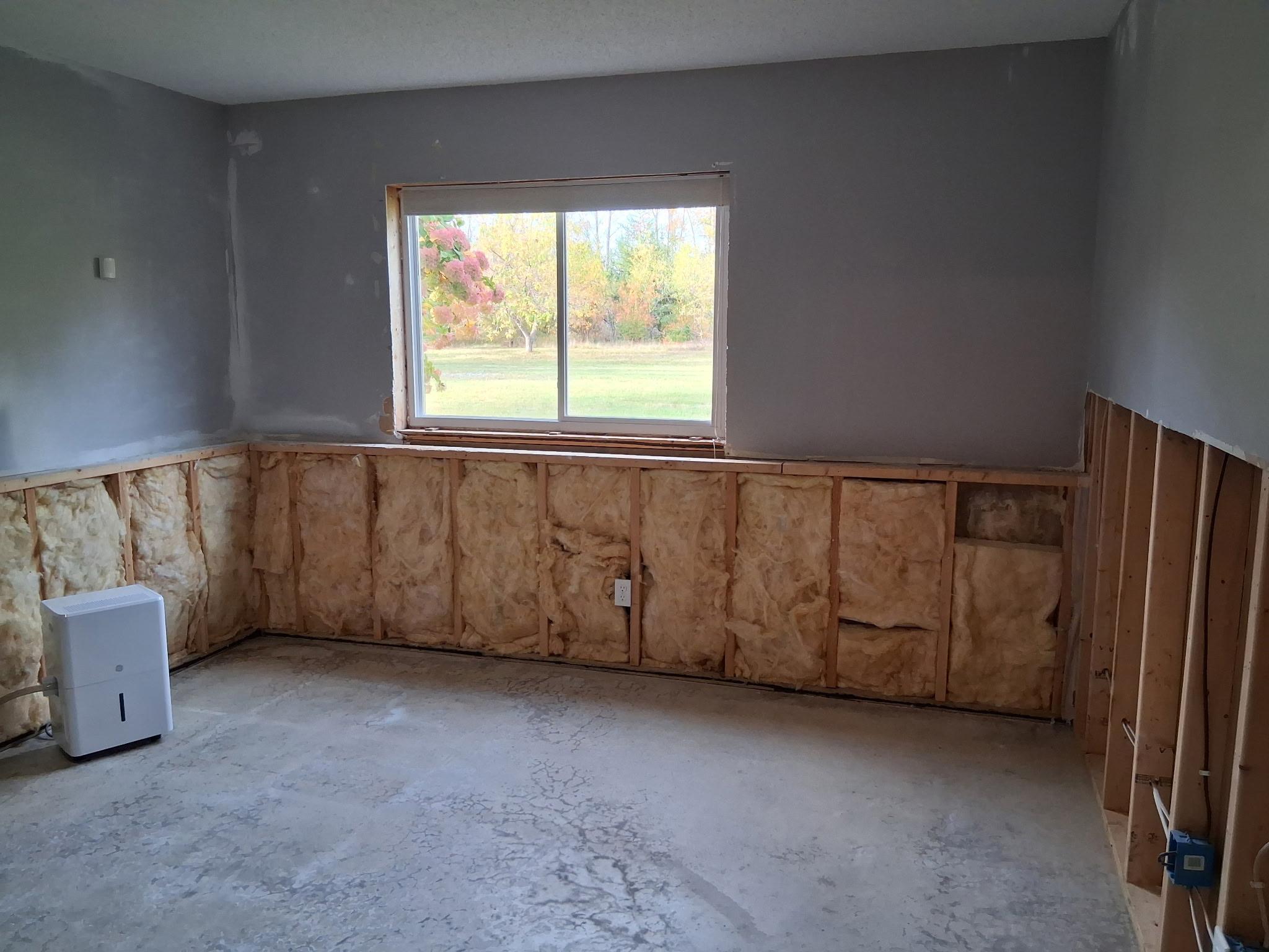Lower Level - Unfinished Fourth Bedroom