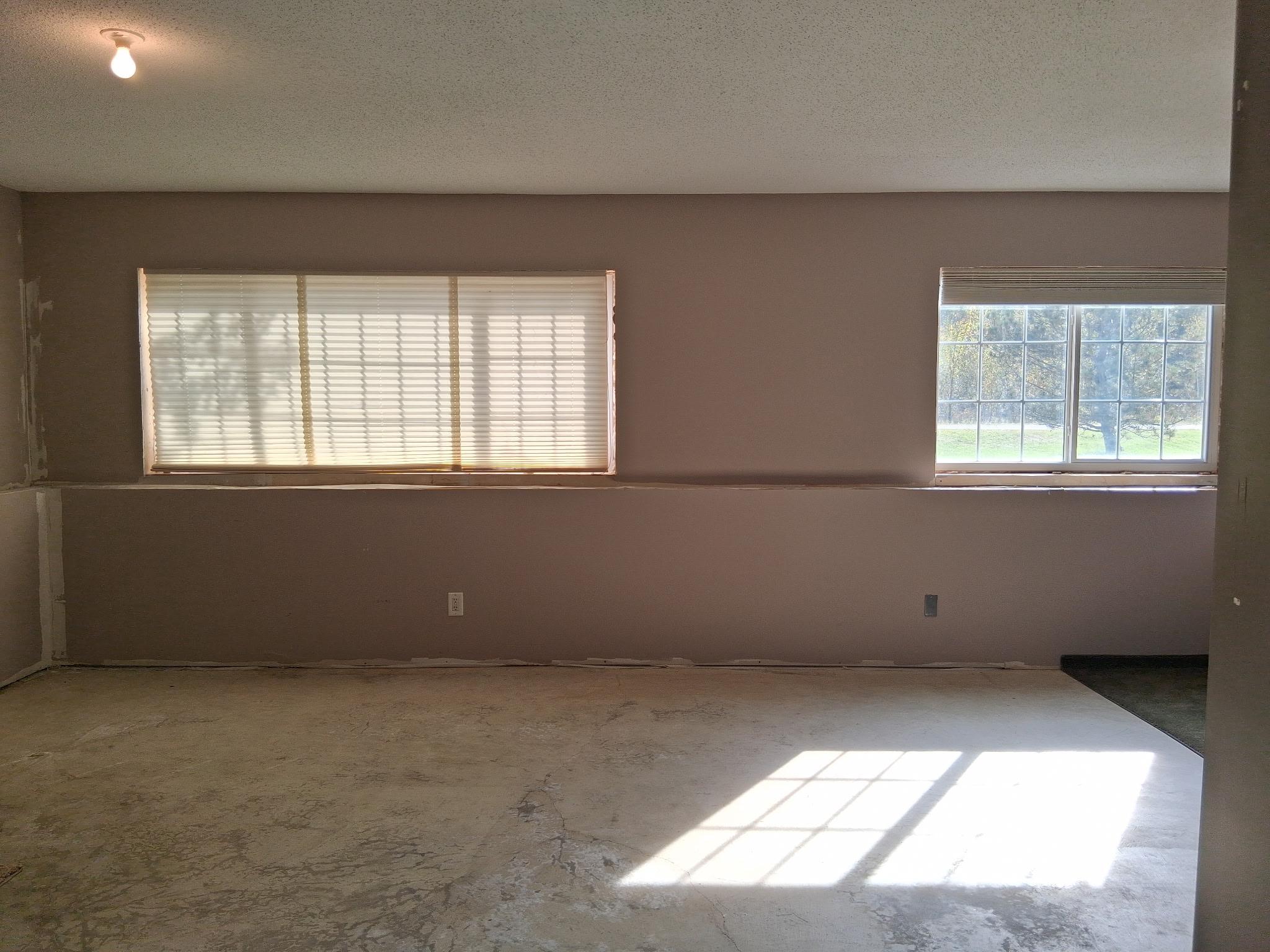 Lower Level Family Room - Ready to be finished!