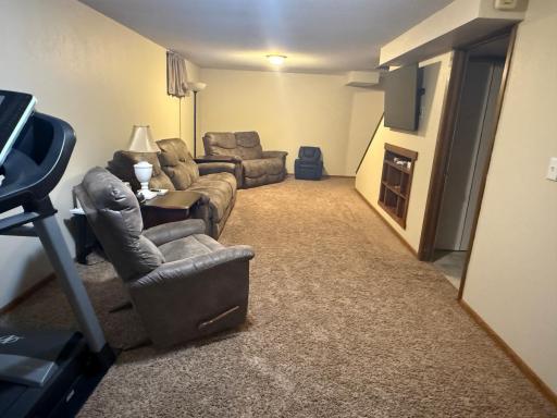 Family Room in Basement