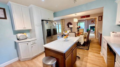 Open kitchen layout designed for entertaining