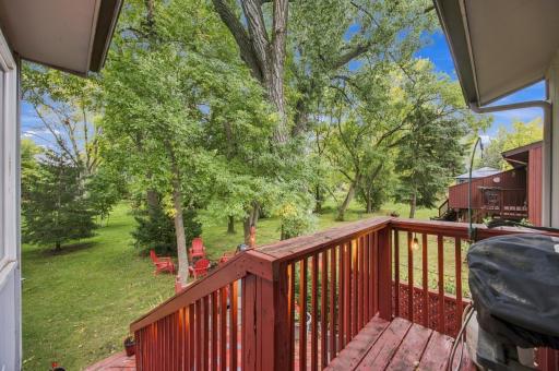 Deck - Overlooking yard and park behind