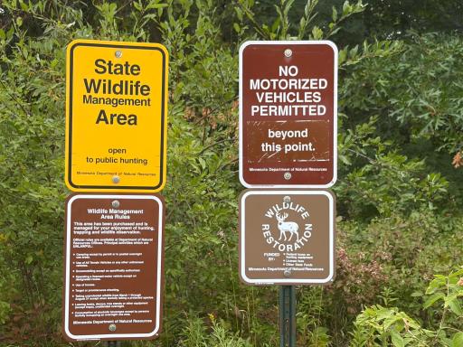 Lots 1, 7 abut a State Wildlife Management Area.