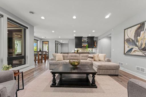 Lower level family room
