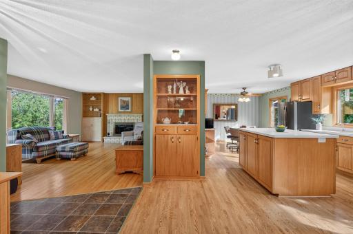 The layout is wonderful for entertaining!