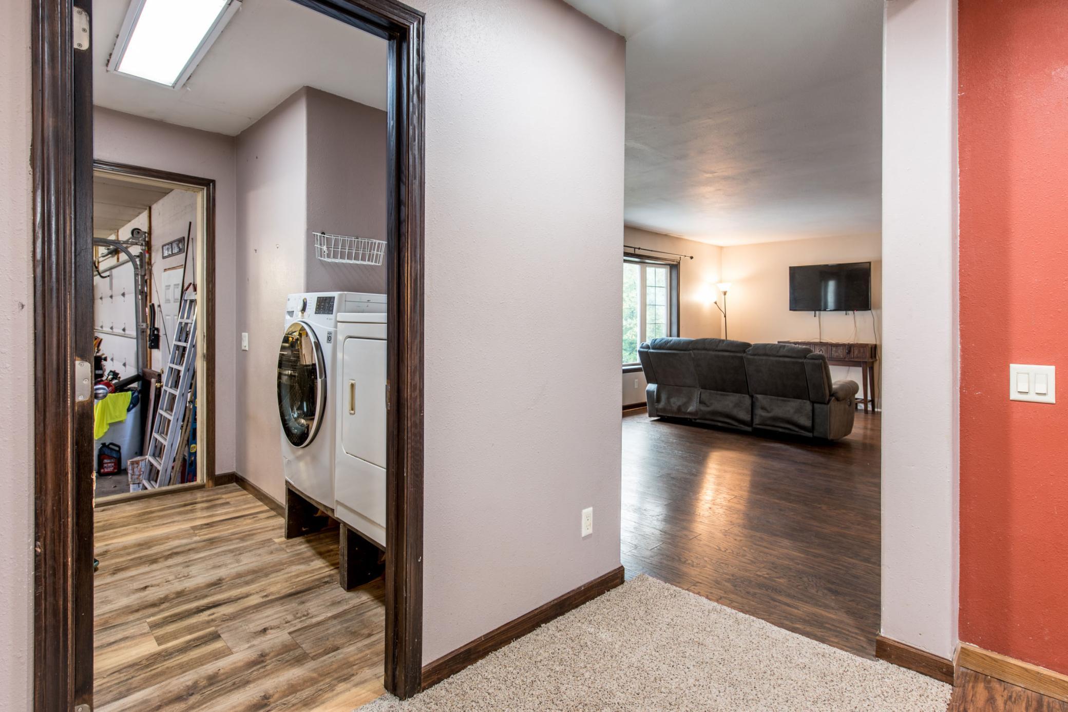 Mud room entry off garage